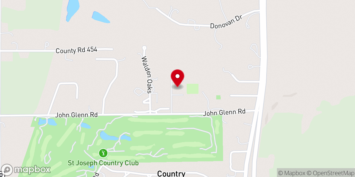Map showing location of Family Worship Center