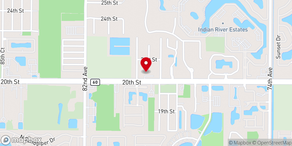 Map showing location of Faith Baptist Church