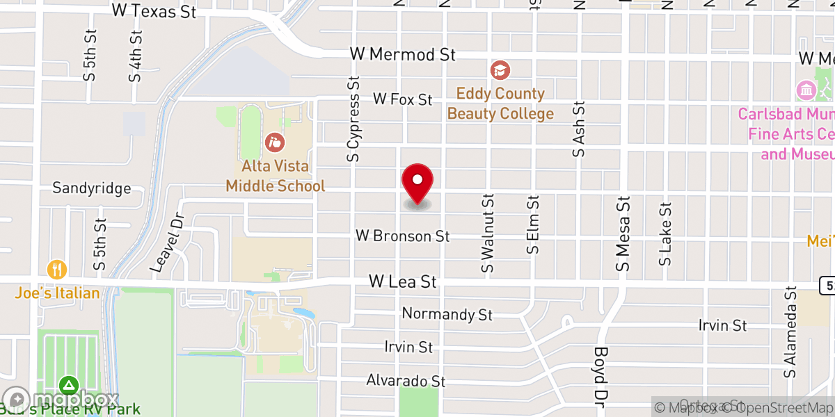 Map showing location of Apostolic Church-Jesus Christ