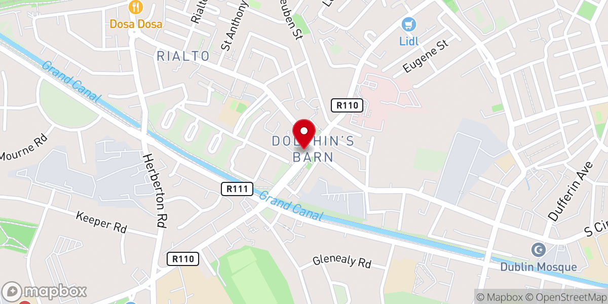 Map showing location of I am Church Ireland
