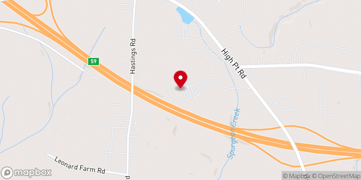 Map showing location of The Summit Church Kernersville