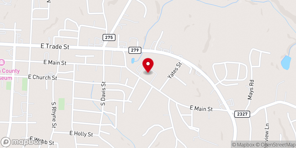 Map showing location of Venture Church