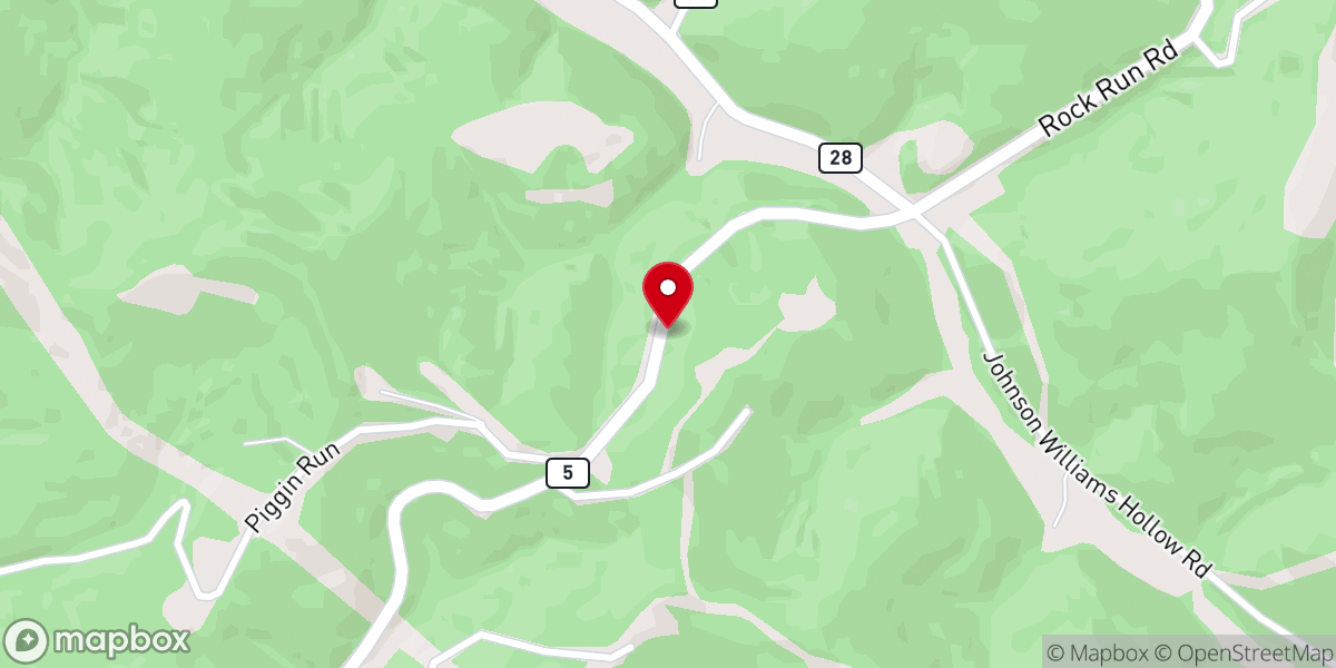 Map showing location of Rock Run Wesleyan Methodist