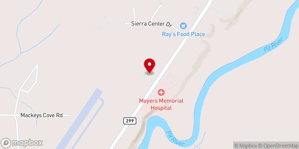 Map showing location of Seventh-day Adventist Church
