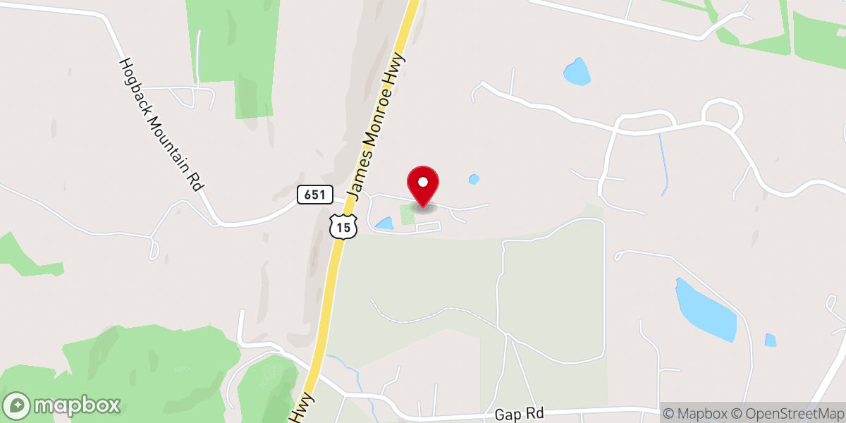 Map showing location of Church of Our Saviour Oatlands