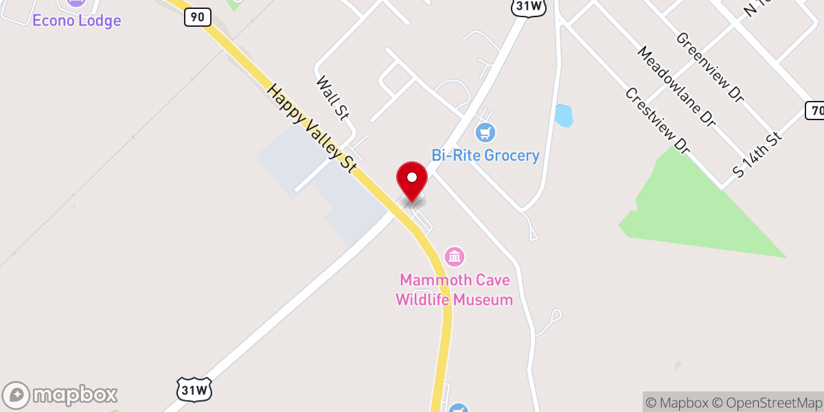 Map showing location of Church Street Chicken & BBQ