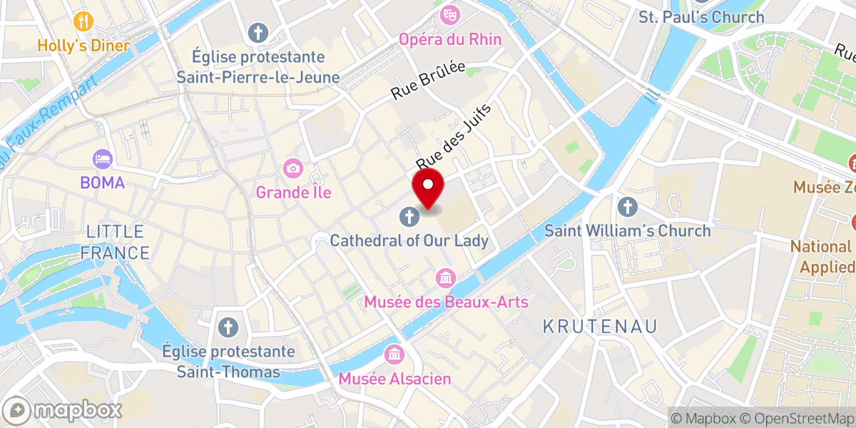 Map showing location of Horloge astronomique