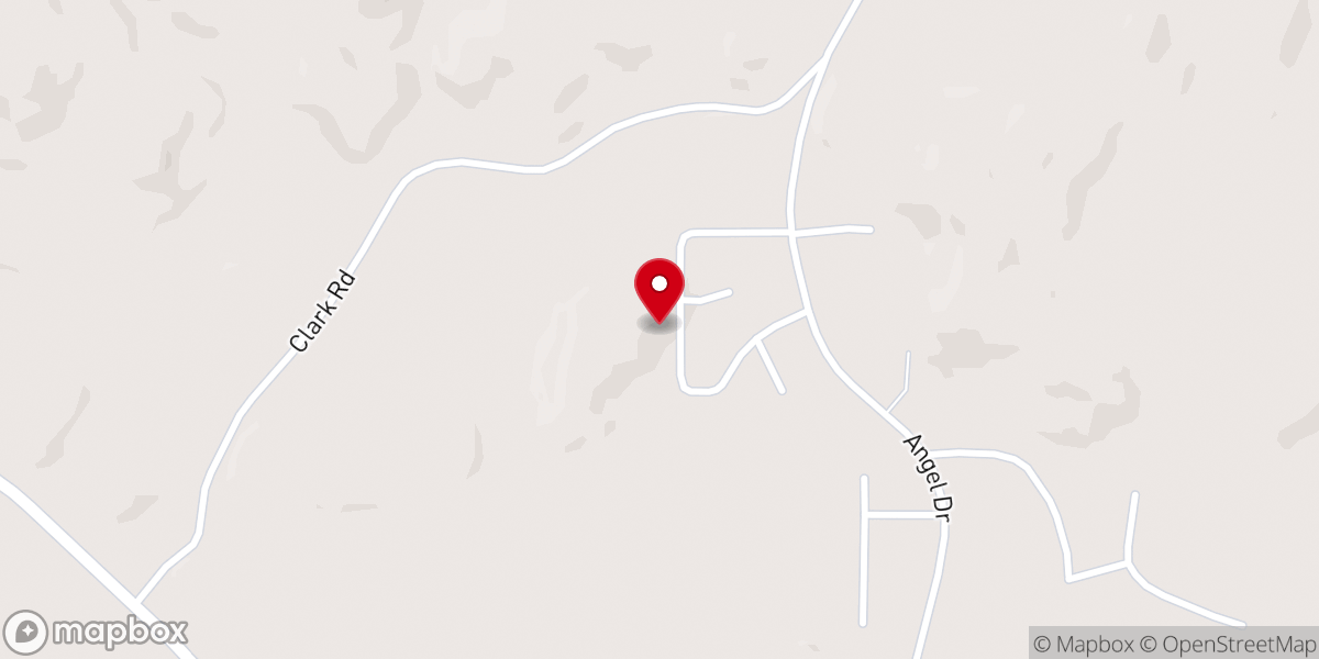 Map showing location of Nances Creek United Methodist Church