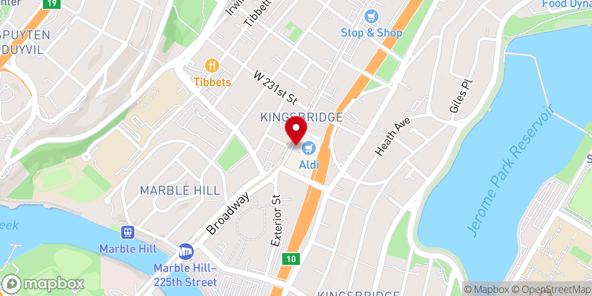 Map showing location of Pearl Wellness and Detox