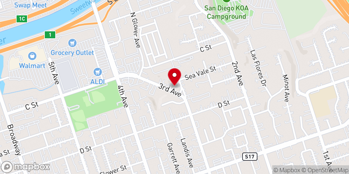 Map showing location of Horizon Christian Fellowship