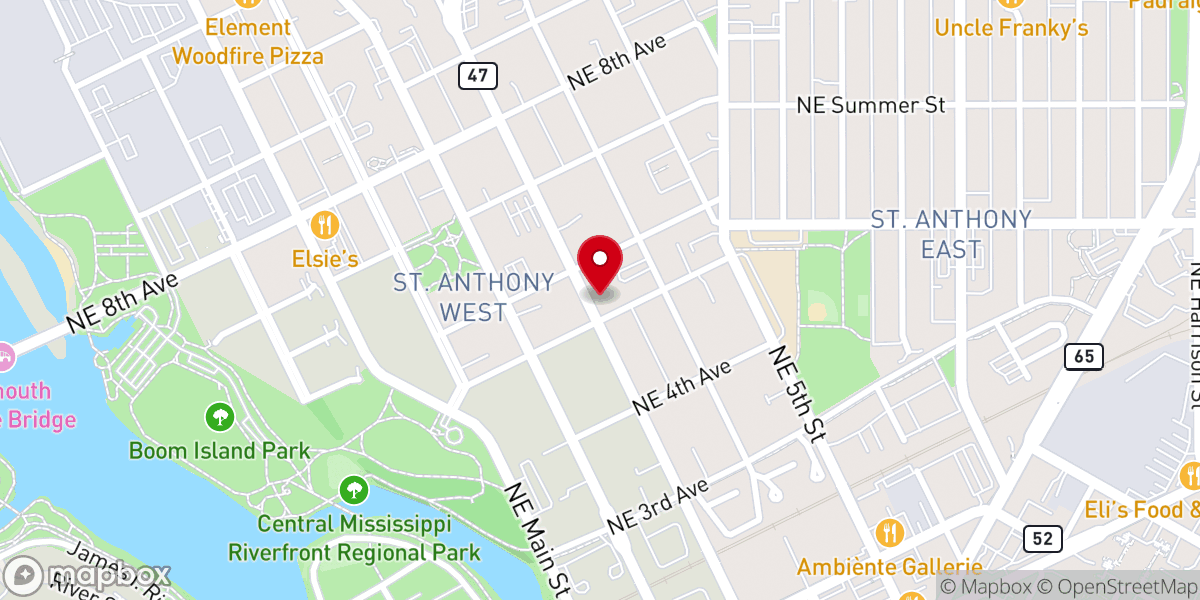 Map showing location of St. Constantine Ukrainian Catholic Church