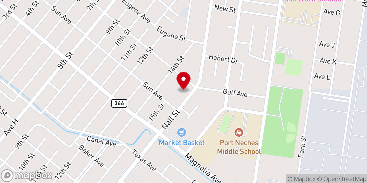 Map showing location of Saint Elizabeth Catholic Church
