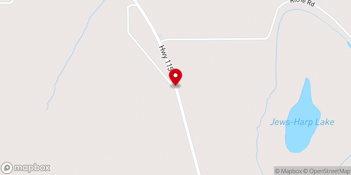 Map showing location of 2nd St Paul Baptist Church