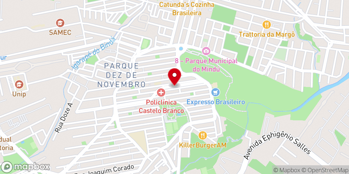 Map showing location of Assembléia de DeusTradicional