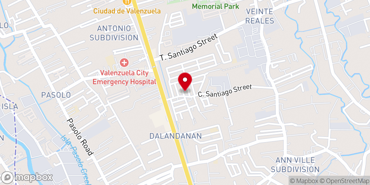 Map showing location of Cornerstone Fundamental Baptist Church