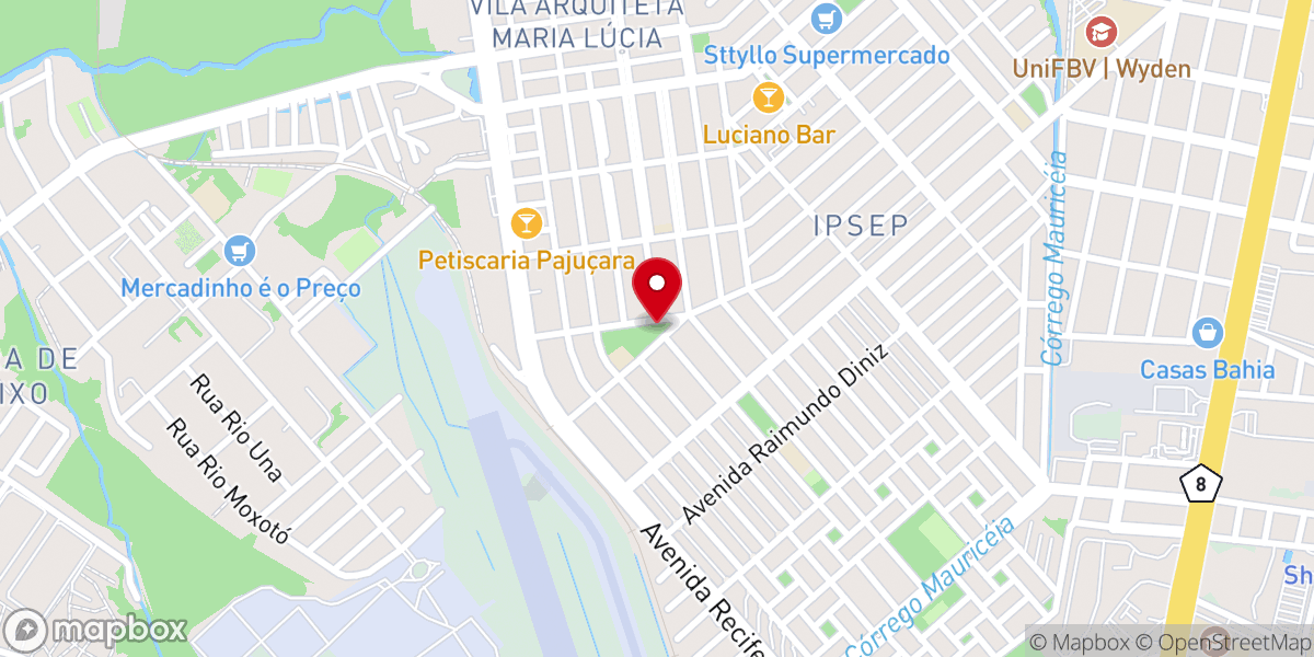 Map showing location of Paróquia Nossa Senhora da Conceição Aparecida