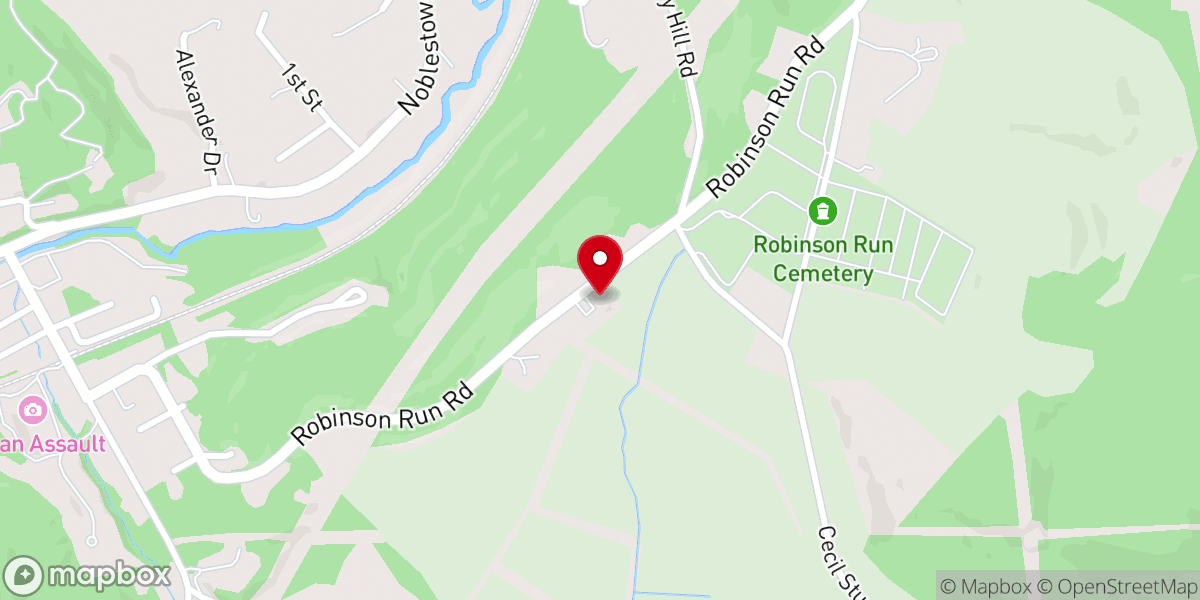 Map showing location of McDonald Bible Methodist Church