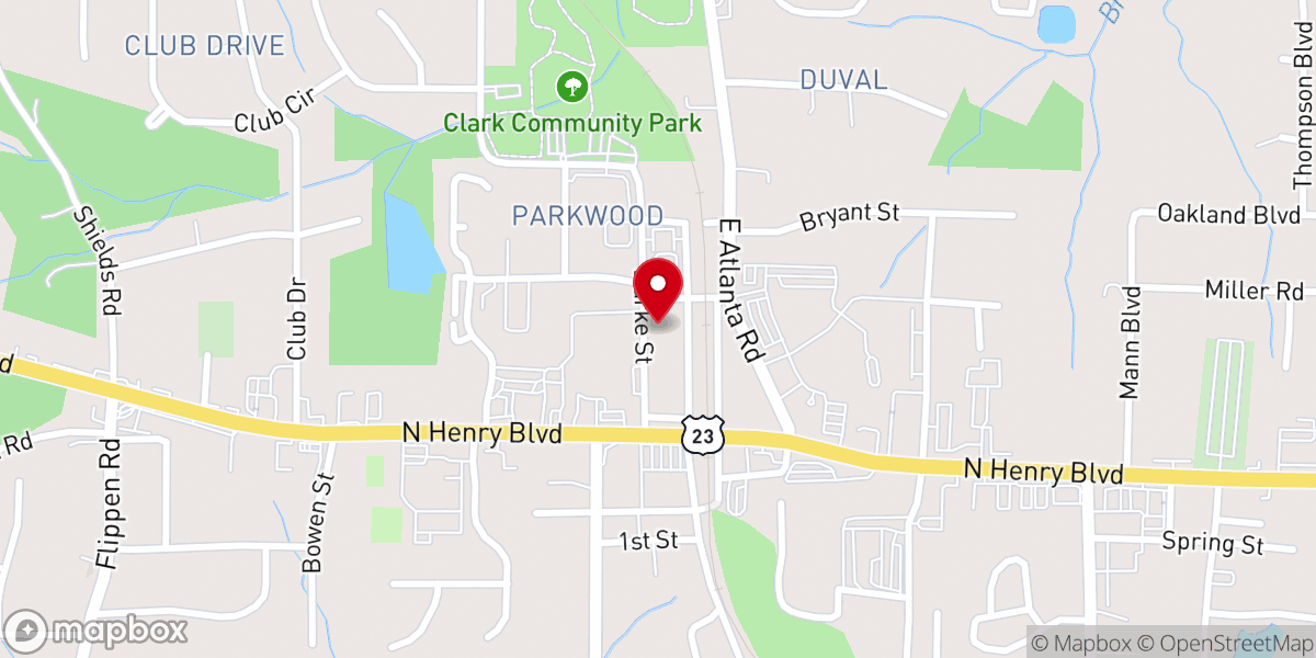 Map showing location of Shekinah Glory & Praise Ministry