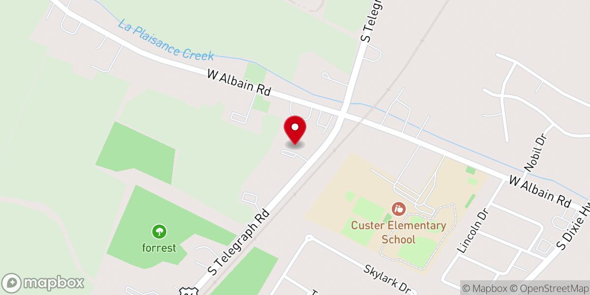 Map showing location of CrossWalk Monroe