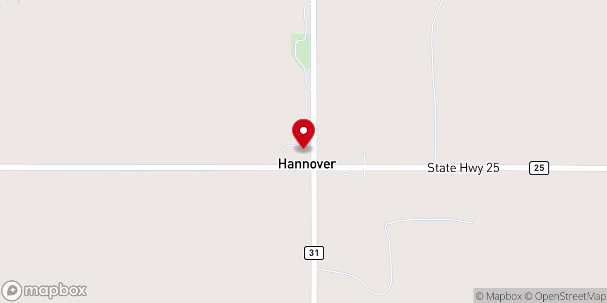 Map showing location of St Peters Lutheran Church