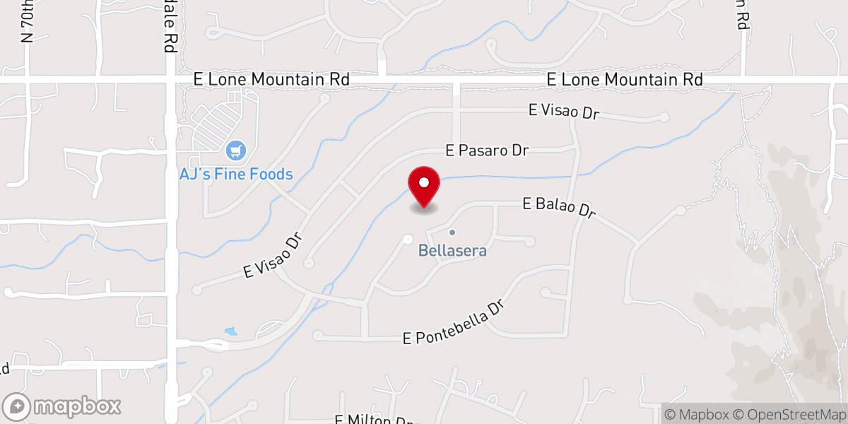 Map showing location of Desert Hills Presbyterian Church Foundation