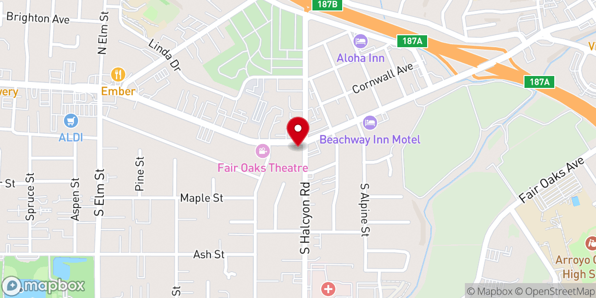 Map showing location of woo family ministry