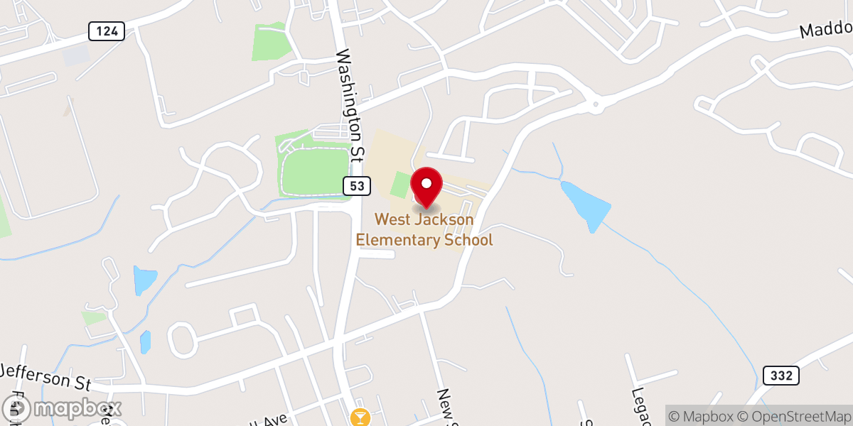 Map showing location of Home Church - Braselton Campus