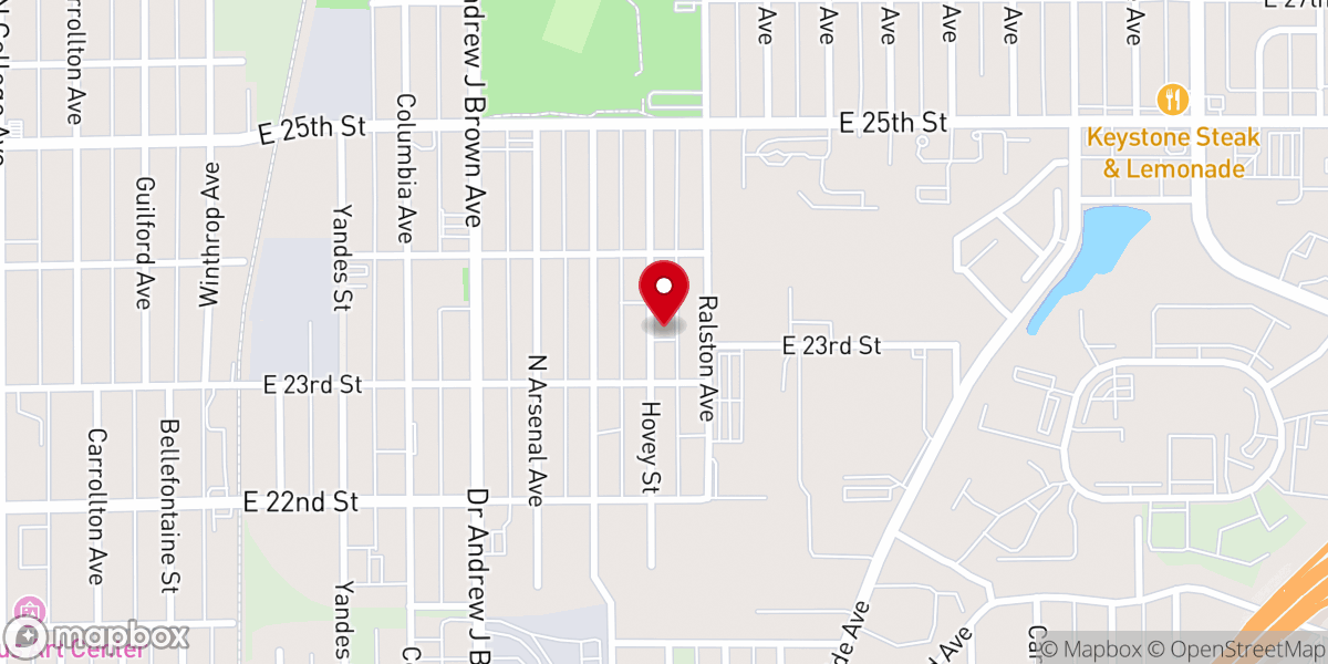 Map showing location of Mt Nebo Baptist Church