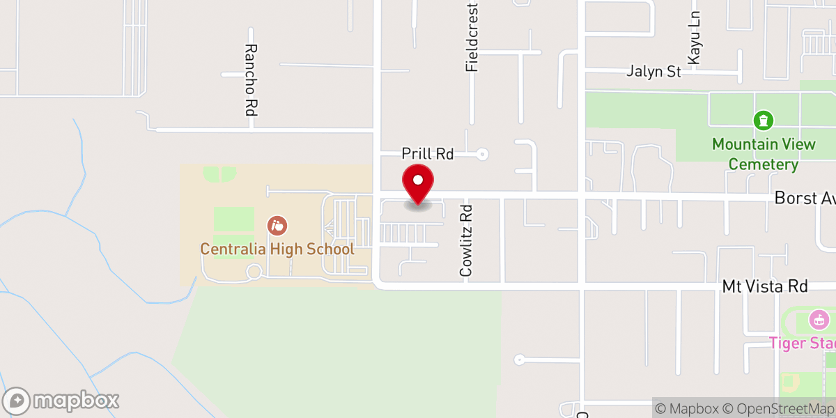Map showing location of Happy Day Learning Center