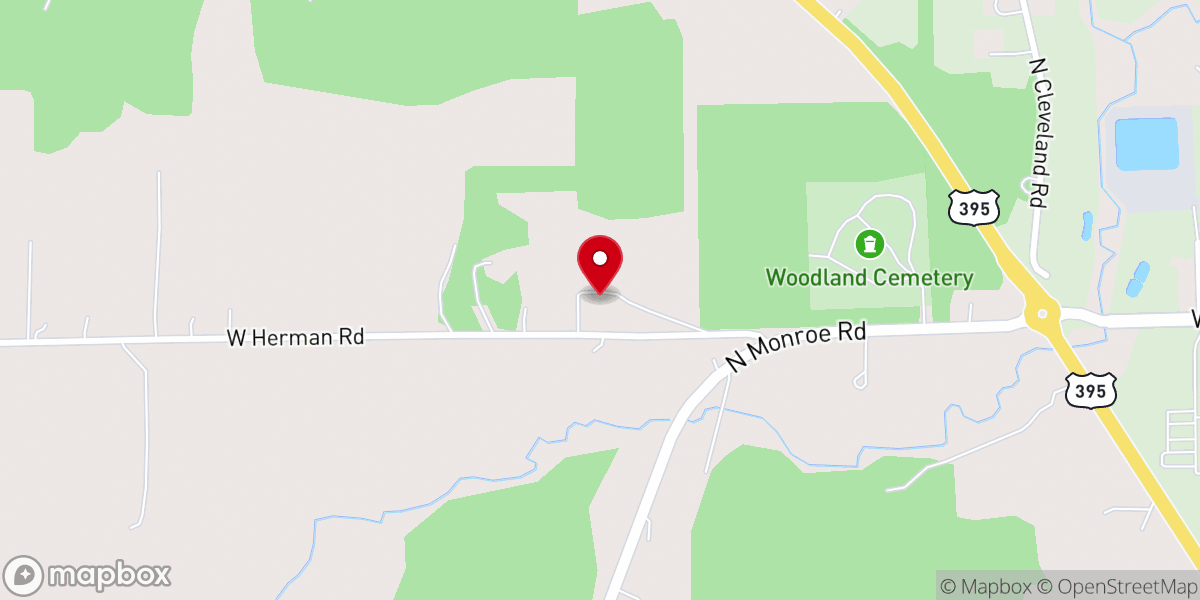 Map showing location of Christ's Church of Deer Park