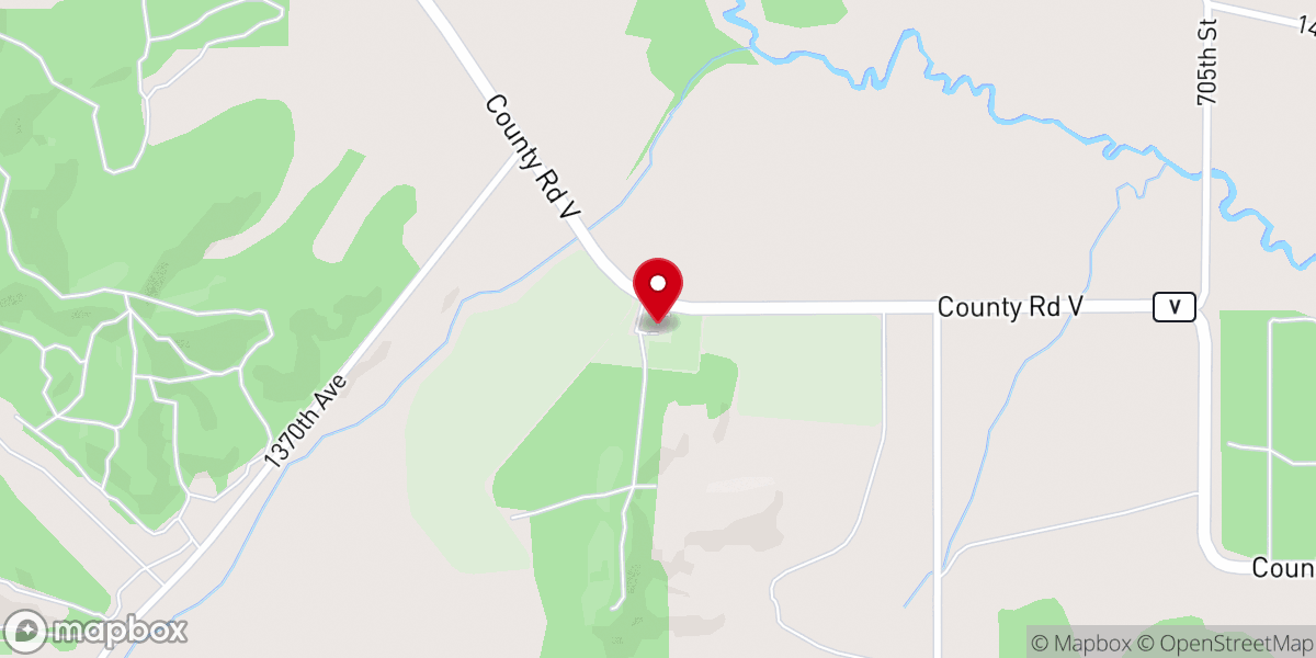 Map showing location of New Hope Church