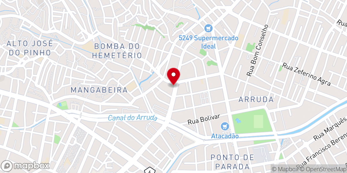 Map showing location of ICPI Água Fria