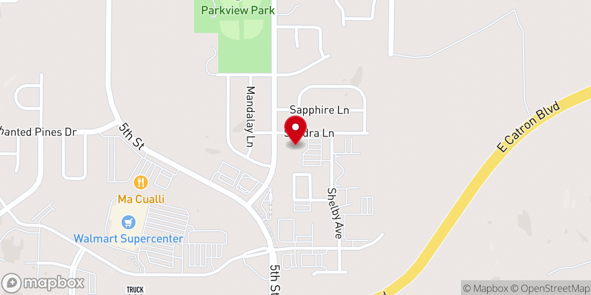 Map showing location of Parkview Evangelical Free Church