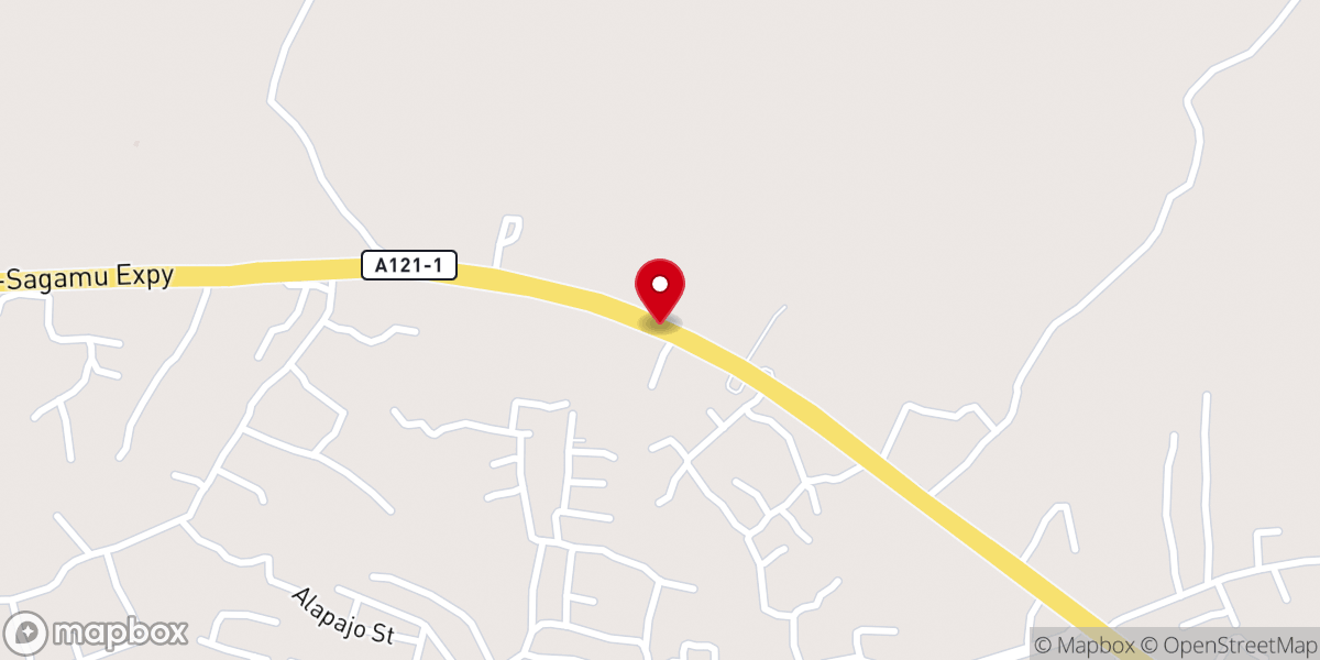 Map showing location of Reedeemd Christain Church God Ondo Province 5 Parishes
