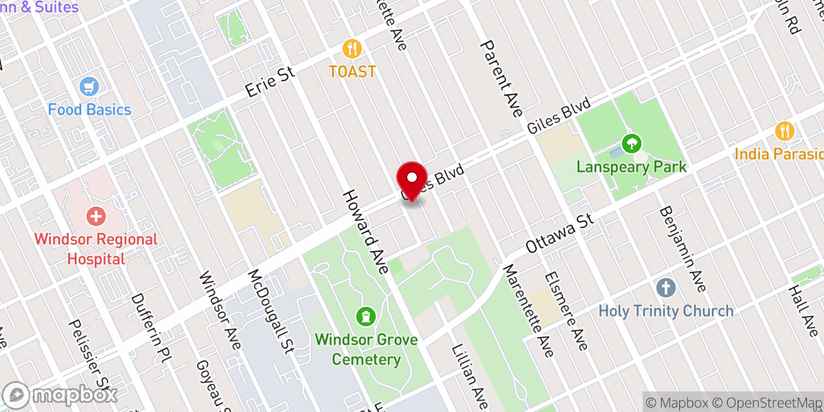 Map showing location of Holy Apostolic Catholic Assyrian Church of the East