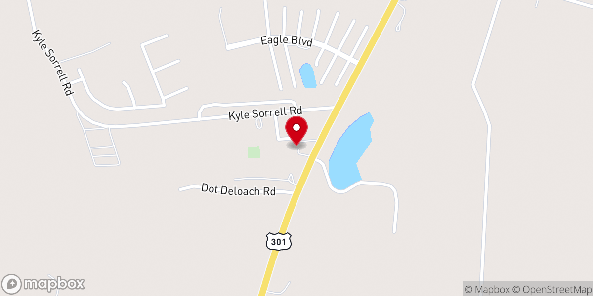 Map showing location of Mission Outreach Ministries Church