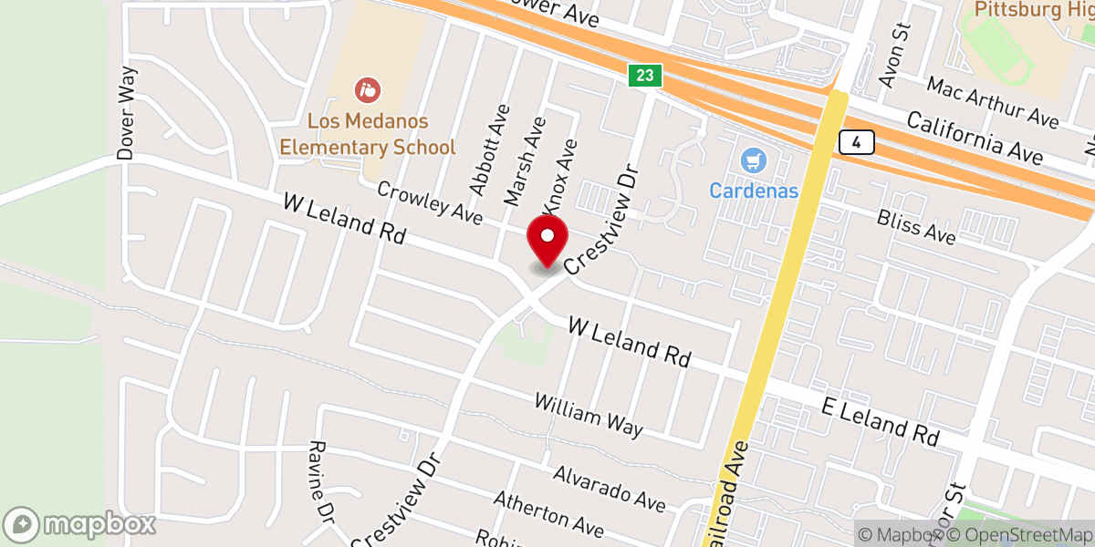 Map showing location of Grace Bible Fellowship Church