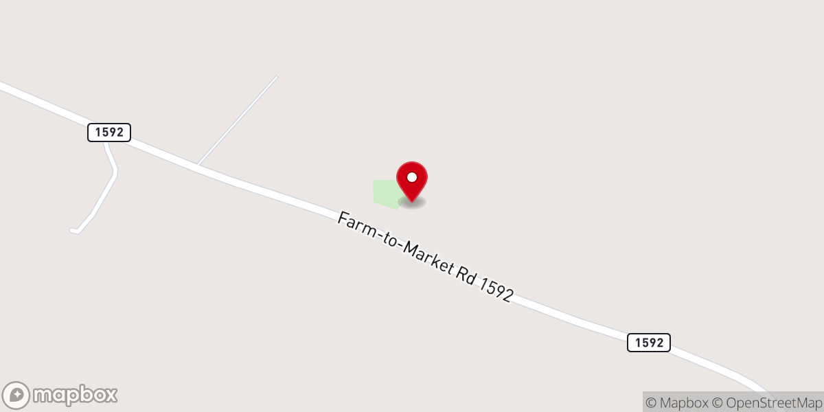 Map showing location of Antioch Missionary Baptist Church