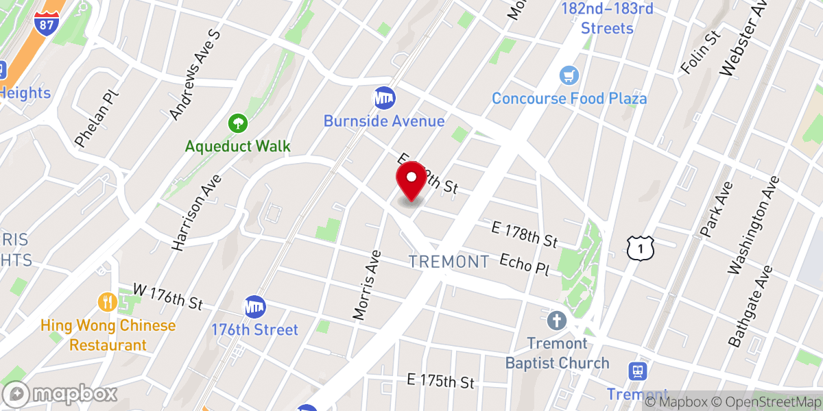 Map showing location of Family Support Systems Unlimited