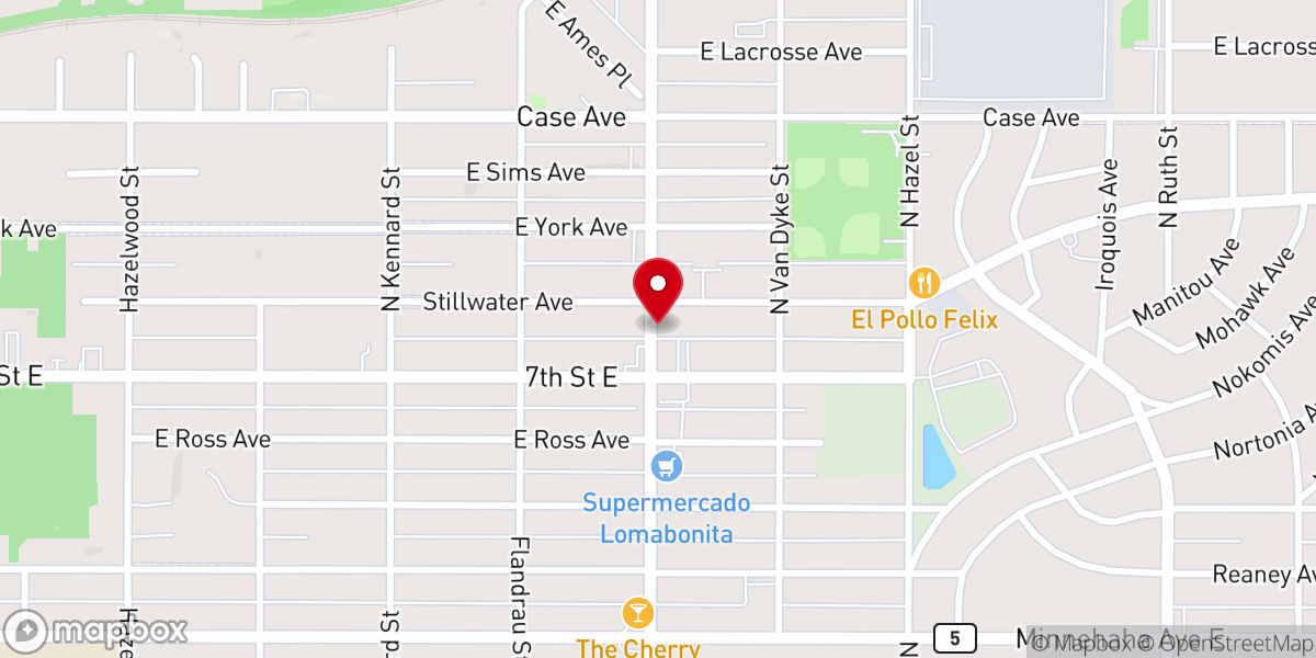 Map showing location of Church of Acts