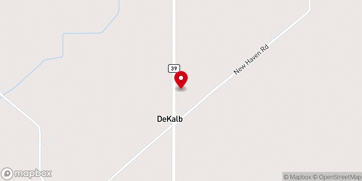 Map showing location of Tiro United Baptist