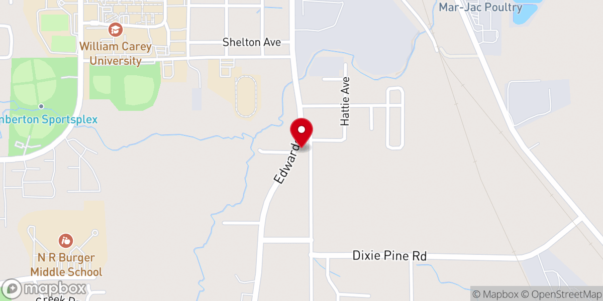 Map showing location of Victory Full Gospel Church