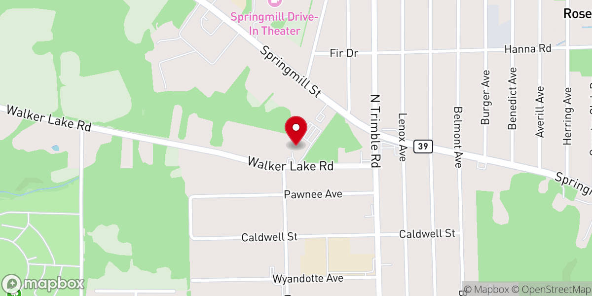 Map showing location of Maddox Memorial Temple Cogic