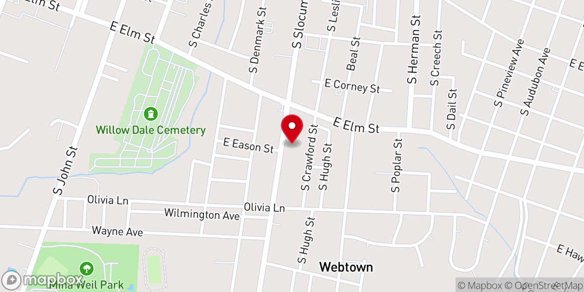 Map showing location of The Place of Refuge Ministries