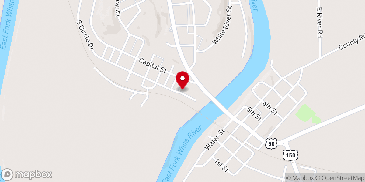 Map showing location of Faith Mission Church