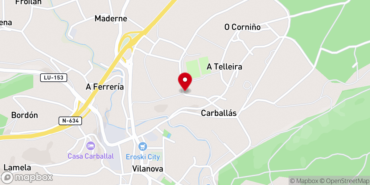 Map showing location of Ermita de la Santa Cruz