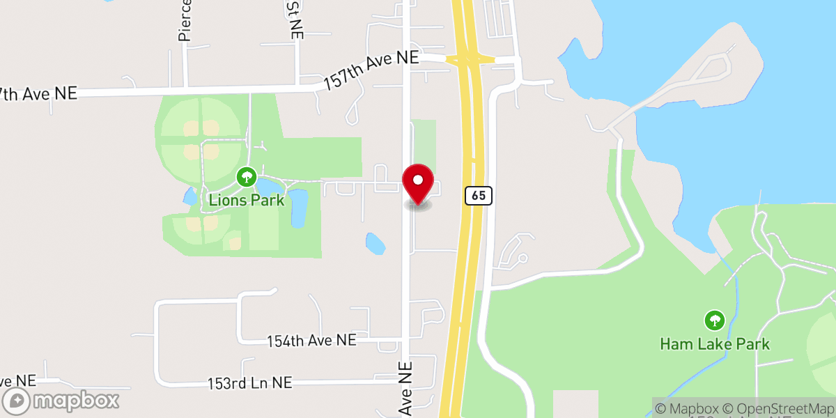 Map showing location of Glen Cary Lutheran Church