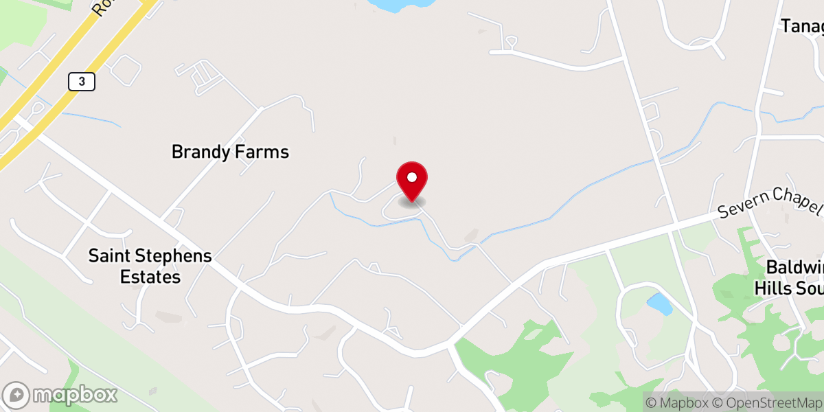 Map showing location of Jams Lawn & Gardening Inc