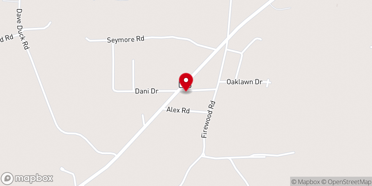 Map showing location of New Testament Church