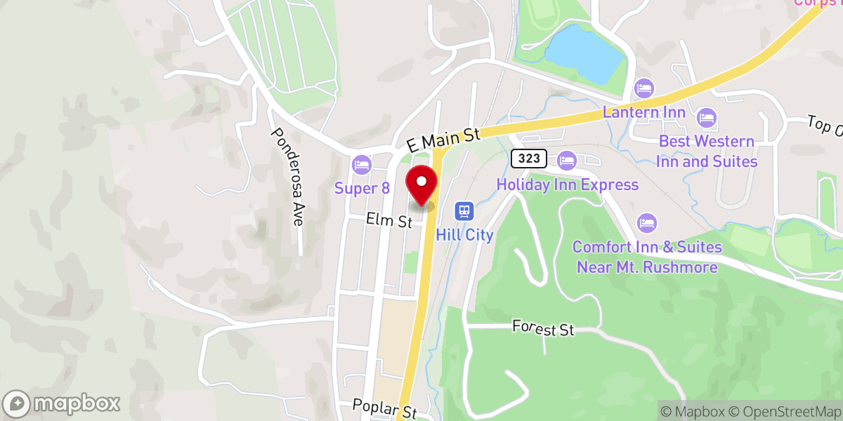 Map showing location of Our Saviour's Lutheran Church
